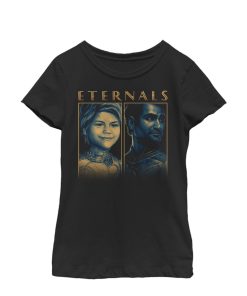 Girl’s Marvel Eternals Sprite and Kingo T-Shirt