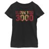 Girl’s Marvel Iron Man Forever Love 3000 T-Shirt