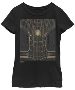 Girl’s Marvel Spider-Man No Way Home Black Suit T-Shirt