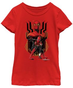 Girl’s Marvel Spider-Man No Way Home Integrated Suit T-Shirt