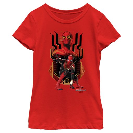 Girl’s Marvel Spider-Man No Way Home Integrated Suit T-Shirt