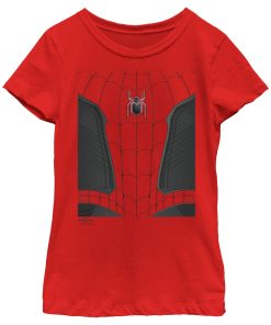 Girl’s Marvel Spider-Man No Way Home New Suit T-Shirt
