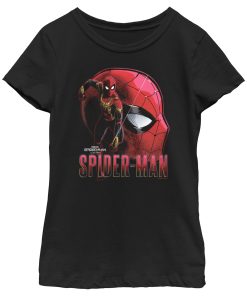 Girl’s Marvel Spider-Man No Way Home Profile T-Shirt
