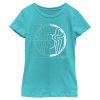 Girl’s Marvel Spider-Man No Way Home Spider Icon Blueprint T-Shirt