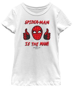 Girl’s Marvel Spider-Man No Way Home The Man T-Shirt