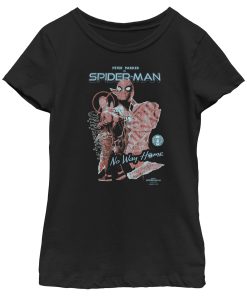 Girl’s Marvel Spider-Man No Way Home Unmasked T-Shirt
