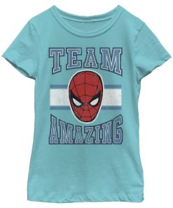 Girl’s Marvel Spider-Man Team Amazing T-Shirt