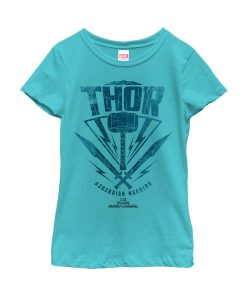 Girl’s Marvel Thor Ragnarok Asgardian Warrior Hammer T-Shirt