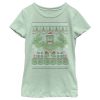 Girl’s Marvel Ugly Christmas Hulk Want Presents T-Shirt