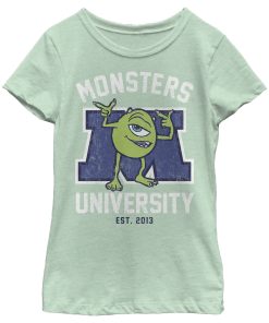 Girl’s Monsters Inc Cartoon Mike T-Shirt