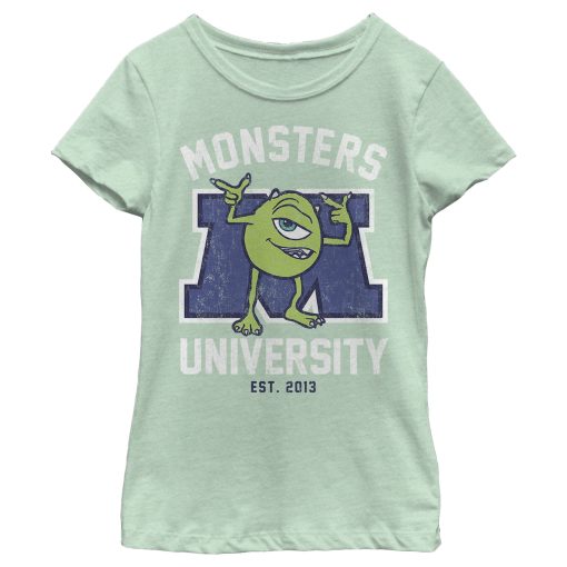 Girl’s Monsters Inc Cartoon Mike T-Shirt