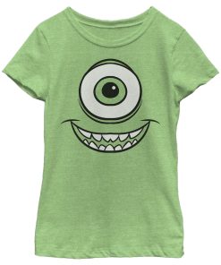 Girl’s Monsters Inc Mike Wazowski Eye T-Shirt
