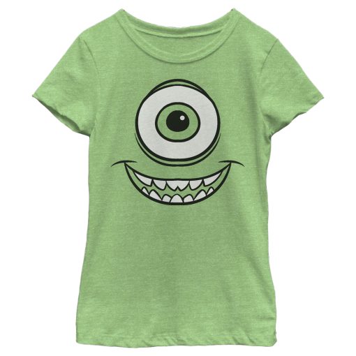 Girl’s Monsters Inc Mike Wazowski Eye T-Shirt