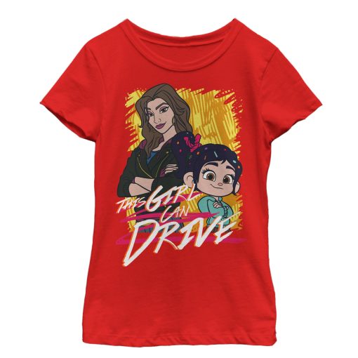 Girl’s Ralph Breaks the Internet Girl Can Drive T-Shirt