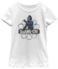 Girl’s Shang-Chi and the Legend of the Ten Rings Death Dealer Rings T-Shirt