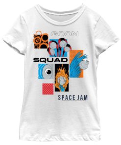 Girl’s Space Jam A New Legacy Goon Squad Abstract T-Shirt
