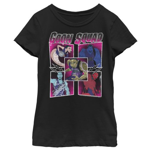 Girl’s Space Jam A New Legacy Goon Squad Boxes T-Shirt