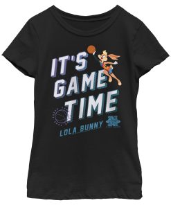 Girl’s Space Jam A New Legacy Lola Bunny It’s Game Time T-Shirt
