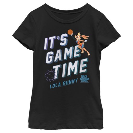 Girl’s Space Jam A New Legacy Lola Bunny It’s Game Time T-Shirt