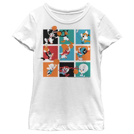 Girl’s Space Jam A New Legacy Tune Squad Boxes T-Shirt