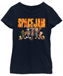 Girl’s Space Jam A New Legacy Tune Squad Logo T-Shirt