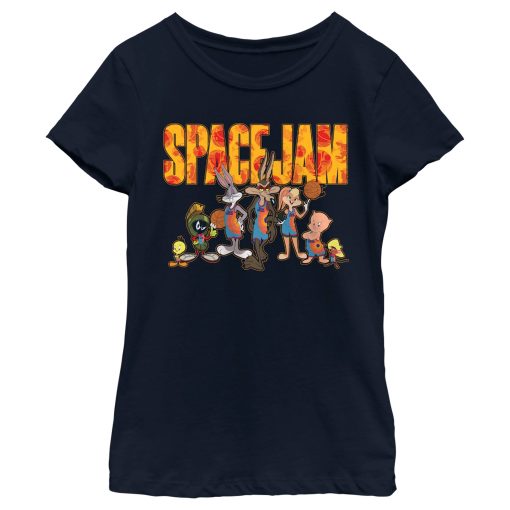 Girl’s Space Jam A New Legacy Tune Squad Logo T-Shirt