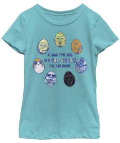 Girl’s Star Wars A Time Ago in a Gal-Eggsy Far Away T-Shirt