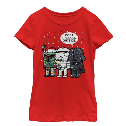 Girl’s Star Wars Boba It’s Cold Outside T-Shirt