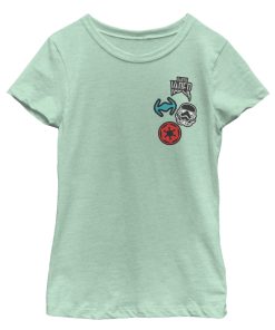 Girl’s Star Wars Dark Side Badge T-Shirt