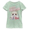 Girl’s Star Wars Easter Stormtrooper With Logo Eggs T-Shirt