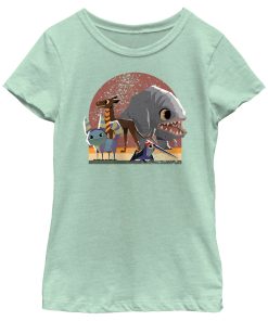 Girl’s Star Wars Galaxy of Creatures Galaxy Friends T-Shirt