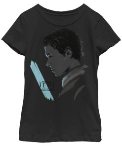Girl’s Star Wars Jedi Fallen Order Cal Kestis Lightsaber T-Shirt
