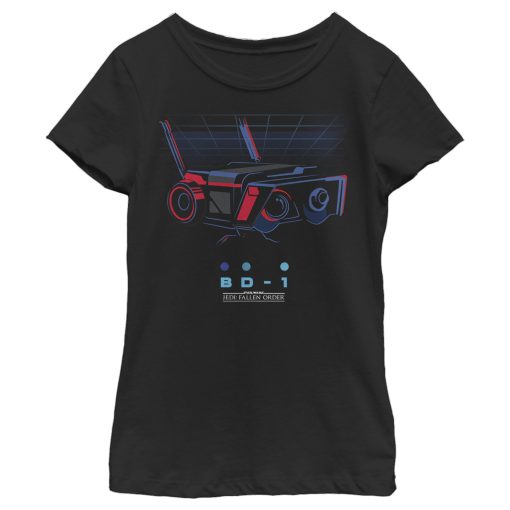 Girl’s Star Wars Jedi Fallen Order Retro BD-1 Droid T-Shirt