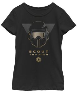 Girl’s Star Wars Jedi Fallen Order Scout Trooper Helmet T-Shirt