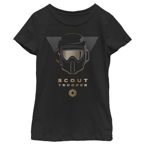 Girl’s Star Wars Jedi Fallen Order Scout Trooper Helmet T-Shirt