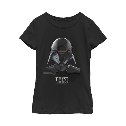 Girl’s Star Wars Jedi Fallen Order Second Sister Mask T-Shirt