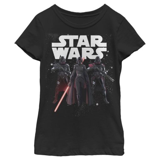 Girl’s Star Wars Jedi Fallen Order Starry Inquisitor T-Shirt