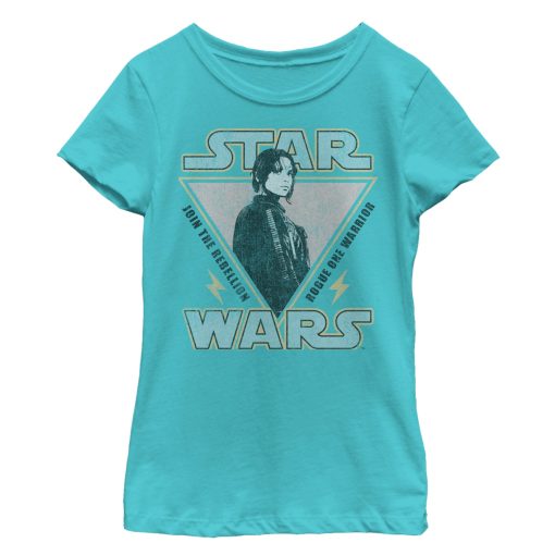 Girl’s Star Wars Rogue One Jyn Triangle T-Shirt