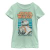 Girl’s Star Wars The Force Awakens BB-8 Retro How I Roll T-Shirt