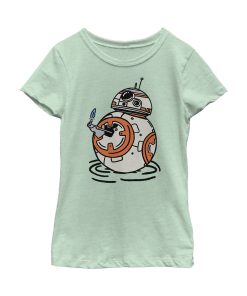 Girl’s Star Wars The Rise of Skywalker BB-8 Lighter T-Shirt