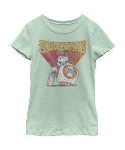 Girl’s Star Wars The Rise of Skywalker Groovy Droid Duo T-Shirt