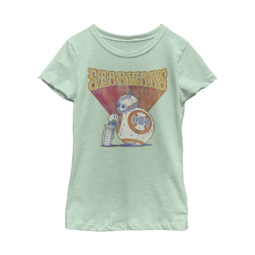 Girl’s Star Wars The Rise of Skywalker Groovy Droid Duo T-Shirt