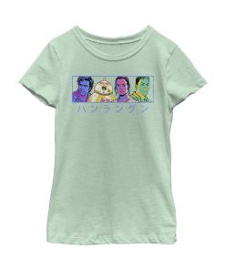 Girl’s Star Wars The Rise of Skywalker Kanji Heroes T-Shirt
