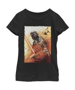 Girl’s Star Wars The Rise of Skywalker Kylo Poster T-Shirt