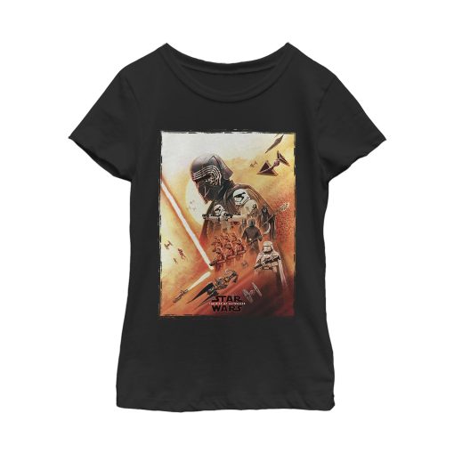 Girl’s Star Wars The Rise of Skywalker Kylo Poster T-Shirt