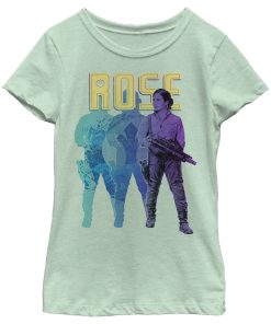 Girl’s Star Wars The Rise of Skywalker Rose Silhouette T-Shirt