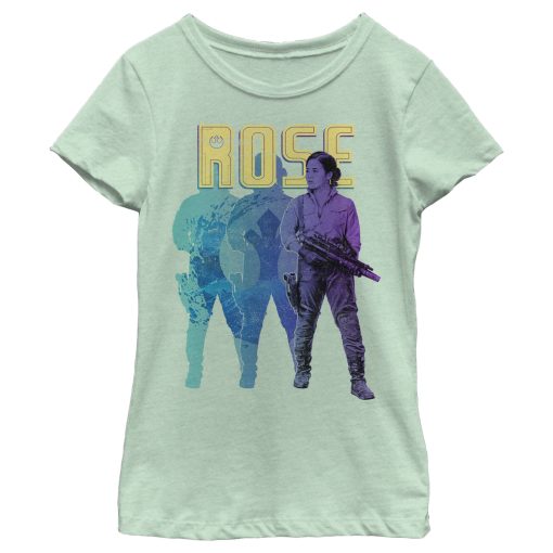 Girl’s Star Wars The Rise of Skywalker Rose Silhouette T-Shirt