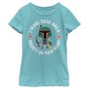 Girl’s Star Wars Valentine’s Day Boba Fett Bounty on Heart T-Shirt