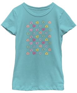 Girl’s Star Wars Valentine’s Day Candy Heart Quotes T-Shirt