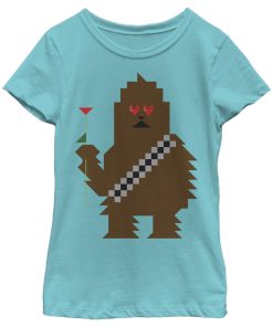 Girl’s Star Wars Valentine’s Day Chewbacca T-Shirt